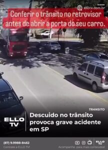 Acidente em São José do Rio Preto alerta para cuidados no trânsito