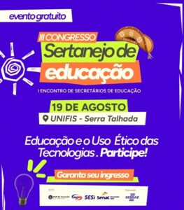 Congresso Sertanejo de Educação debate inovação e uso ético da tecnologia